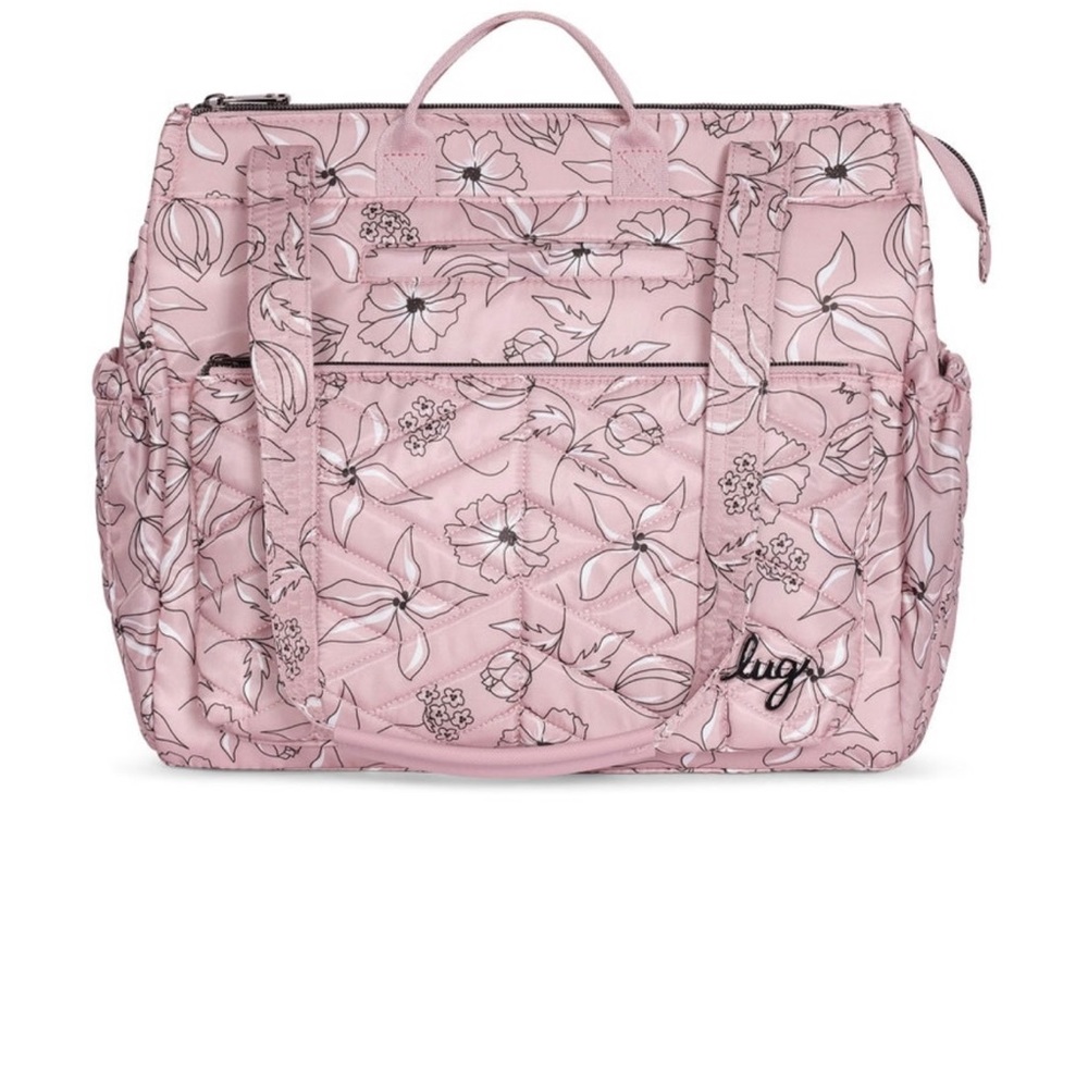 Lug Soprano Tote Bag (Sketch Floral Blush) Used-See Photo